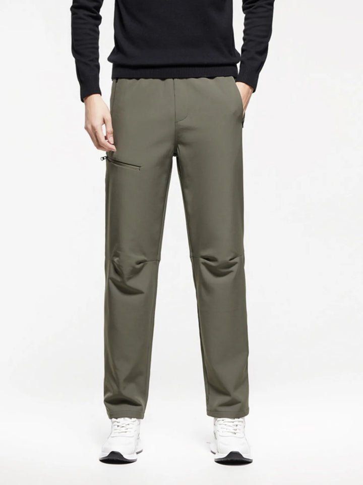 Men's Plus Size Casual Straight-Leg Pants