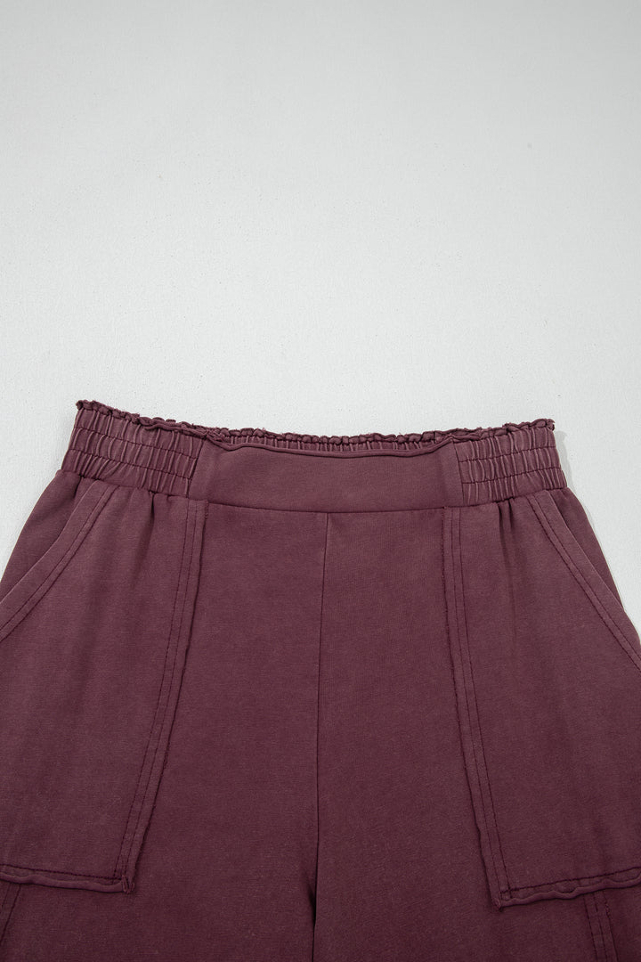 Mineral Red Mineral Wash Cargo Patched Pocket Utility Sweatpants