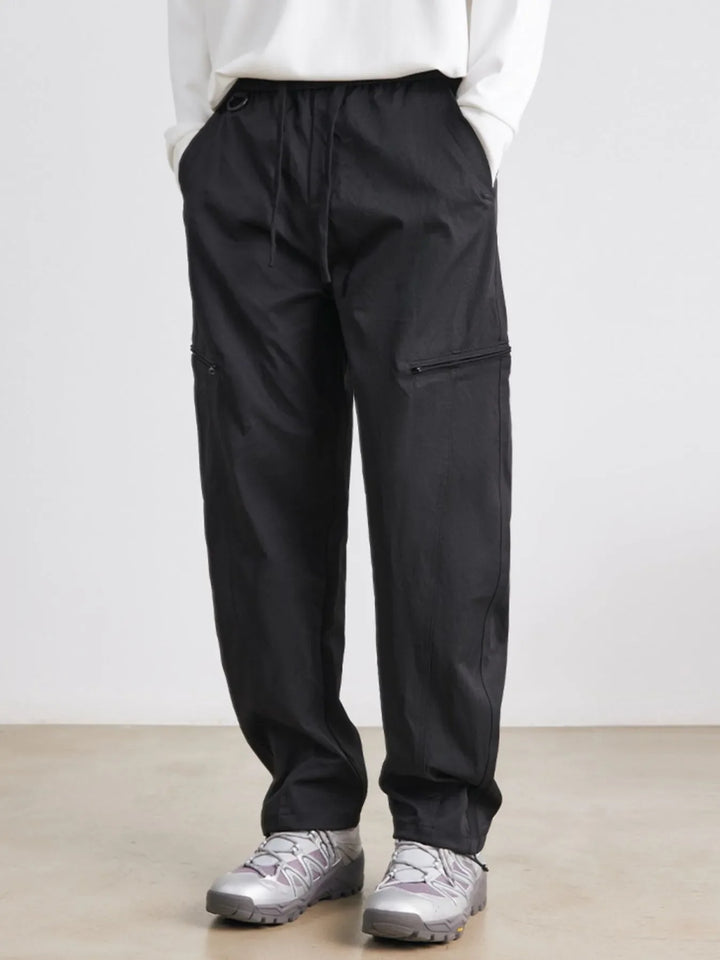 Men's Drawstring Wide Leg Pants