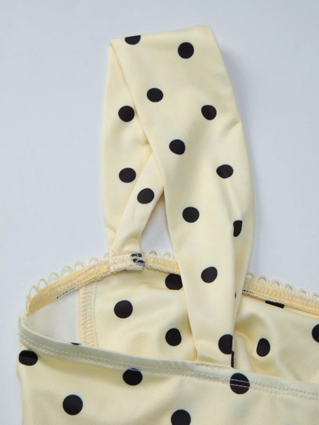 Polka Dot Sweetheart Neckline Tank Top