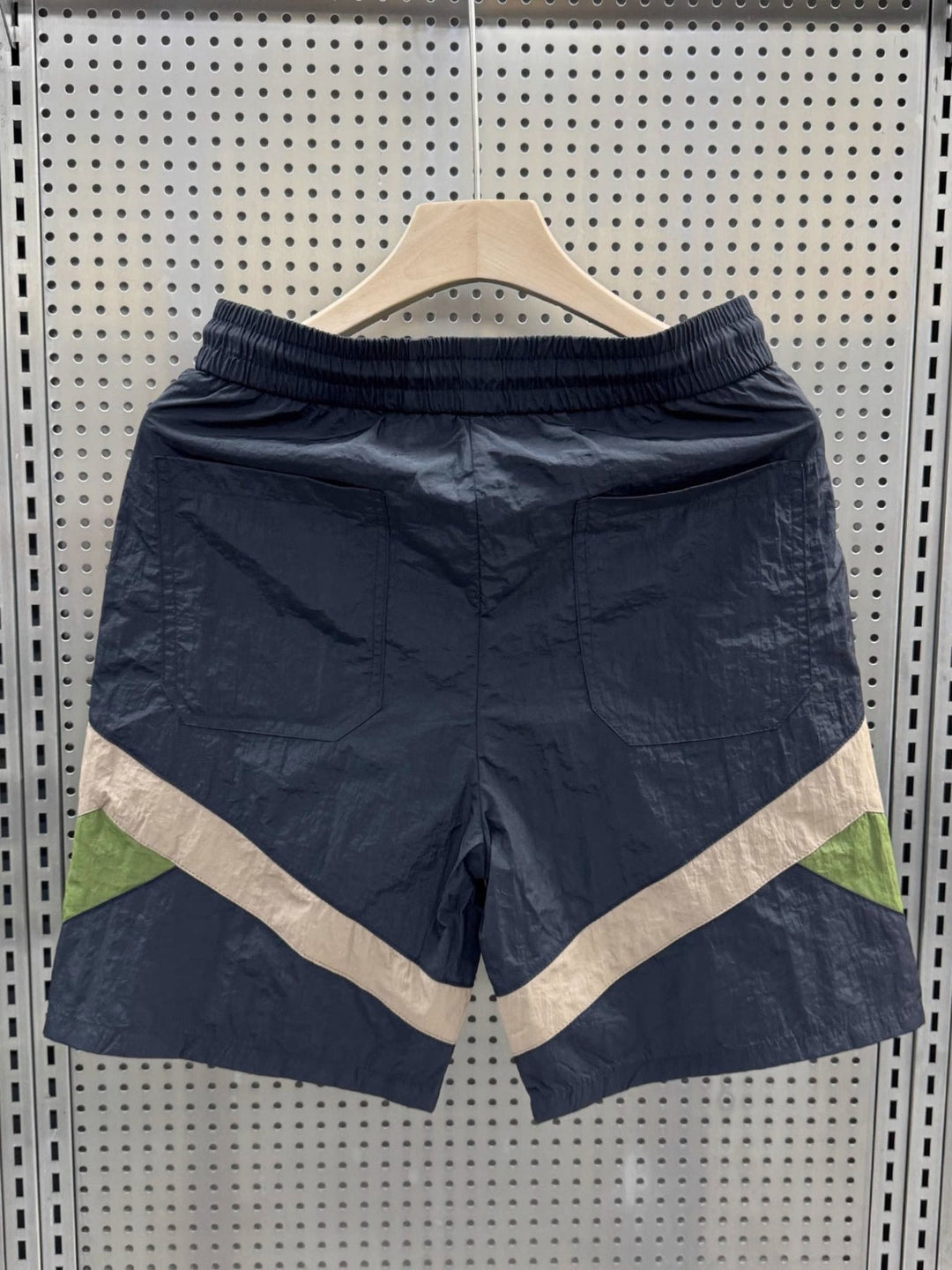 Men's Plus Size Color Block Lightweight Shorts