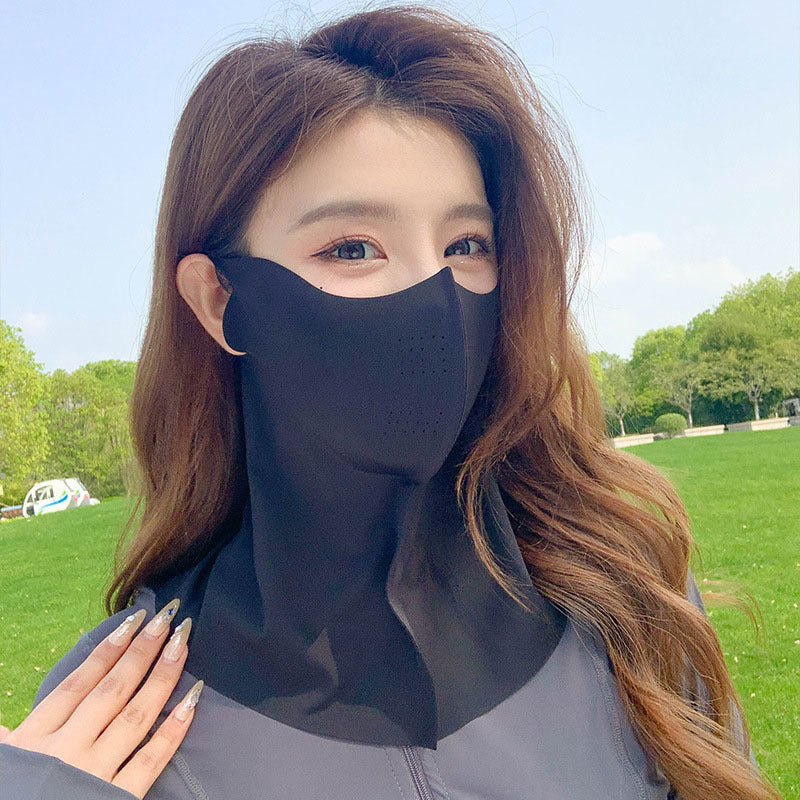 Ice Silk Sunscreen Mask UV Protection