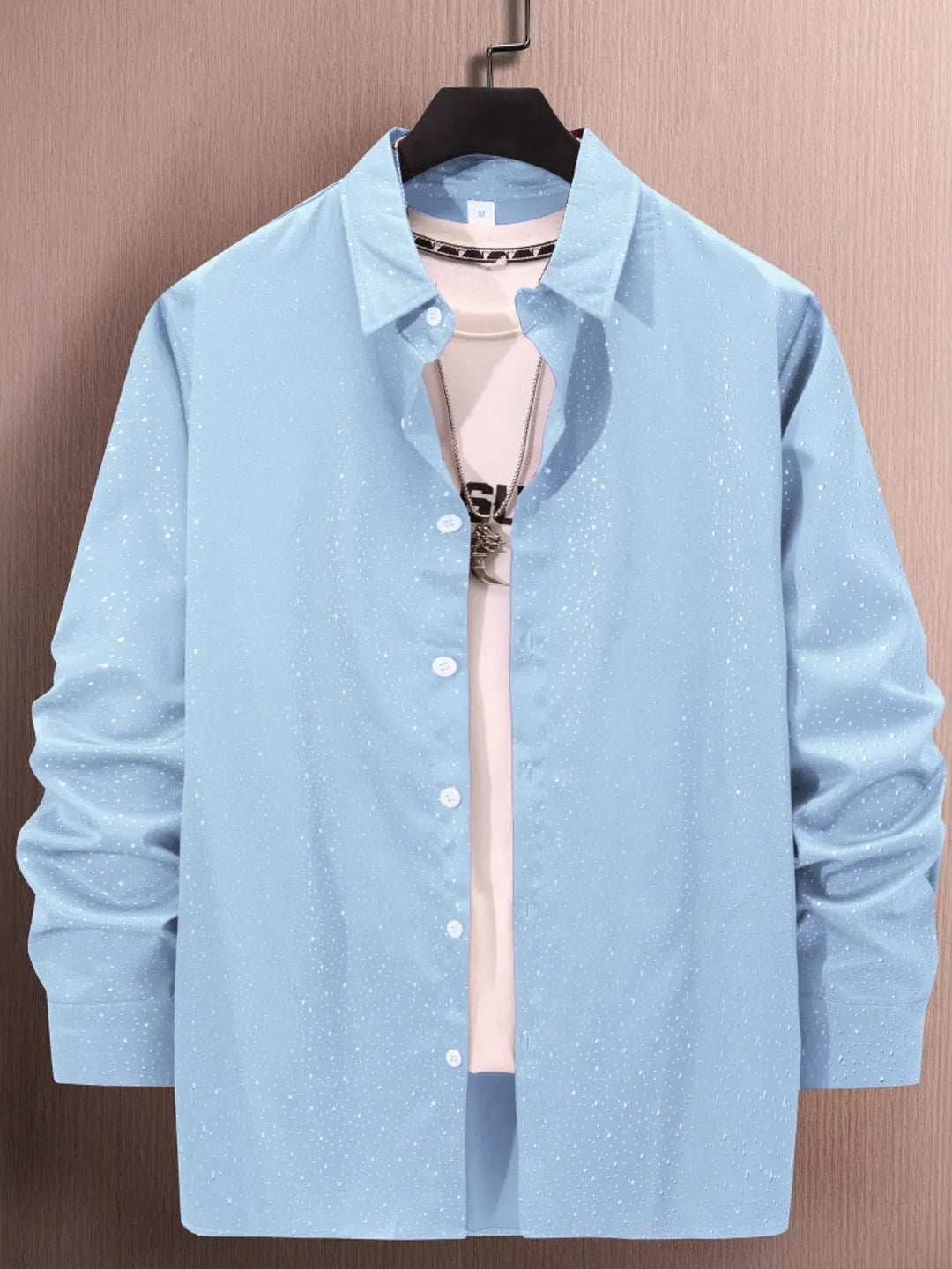 Men's Full Size Button Up Long Sleeve Shirt Plus Size