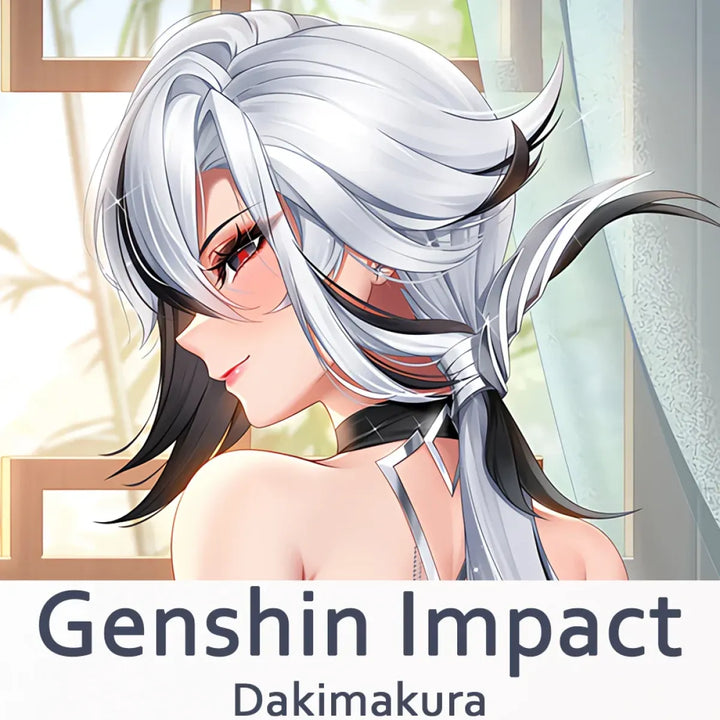 Silver-Haired Femme Fatale Dakimakura – 2WAY Body Pillow Cover