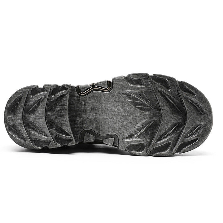 Retro Dark Punk-style Metal Shoes
