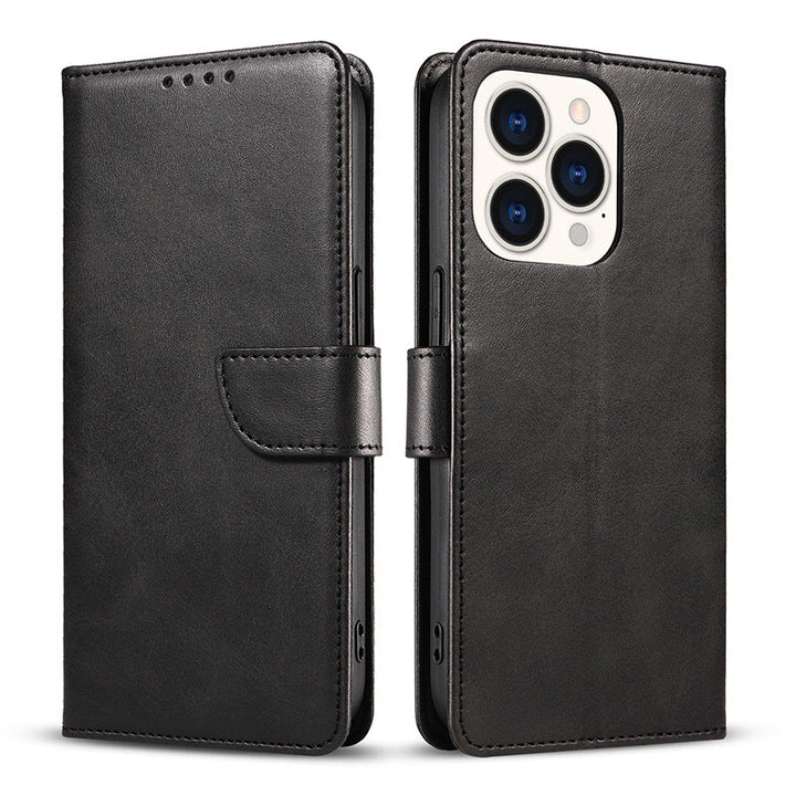 Cow Pattern Flip Phone Case