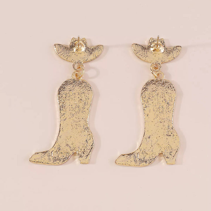 Cowboy Boot Dangle Earrings