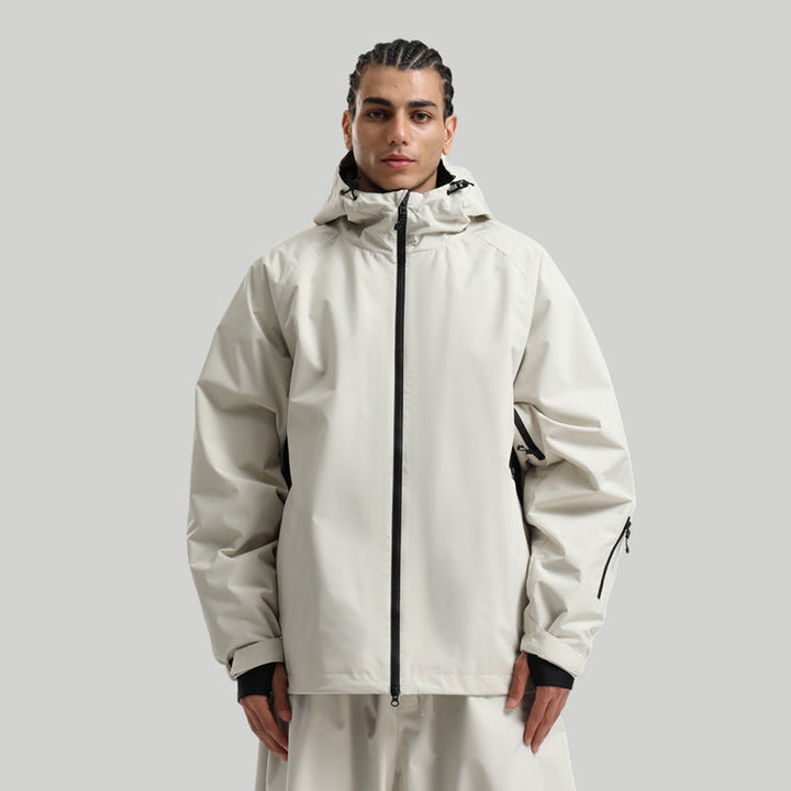 Womens Solid-color Professional Ski Suit