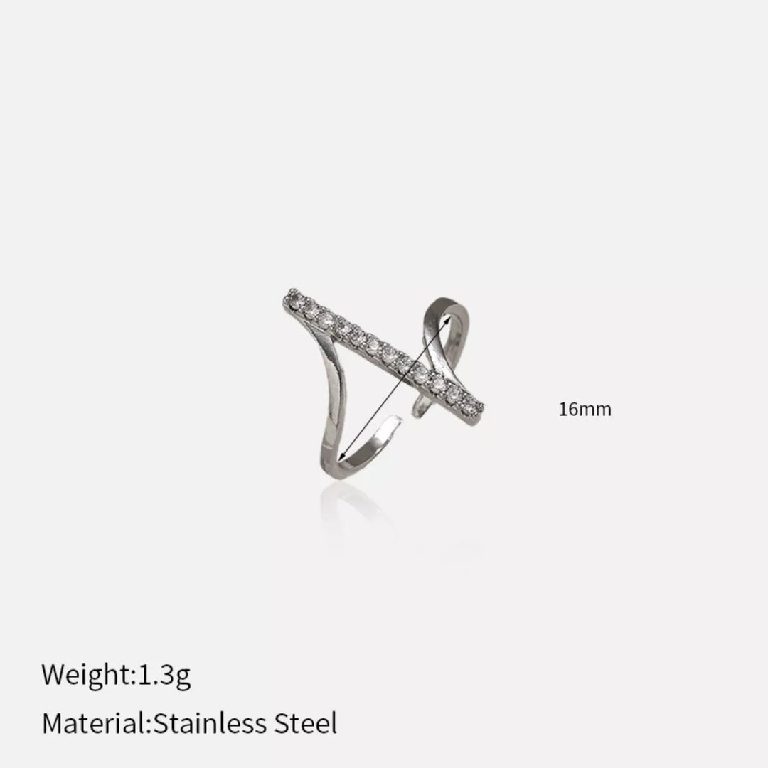 Irregular Rhinestone Ring