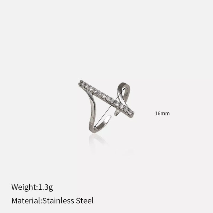 Irregular Rhinestone Ring