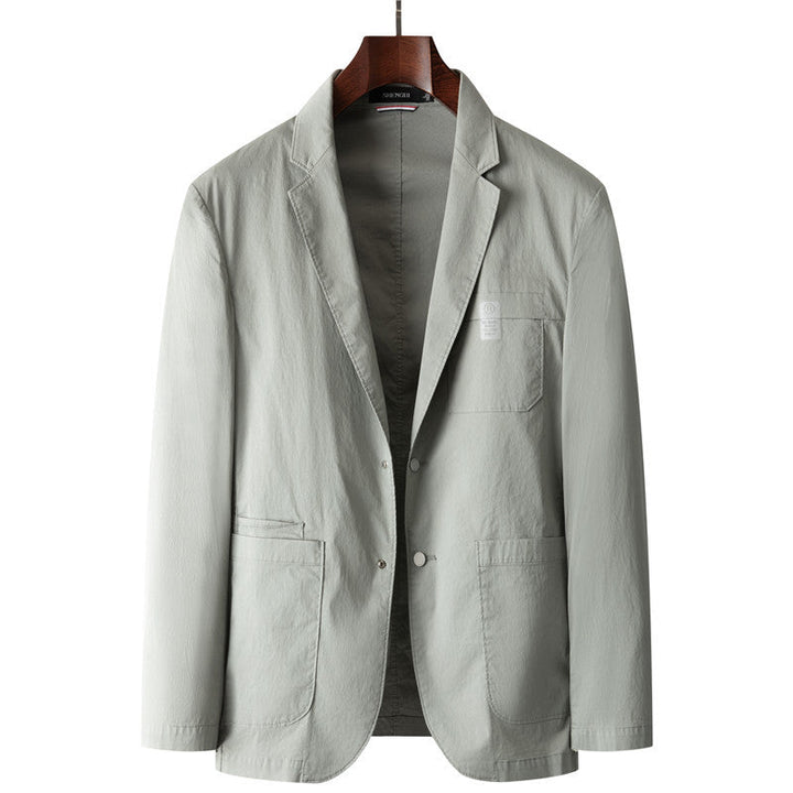 Cotton-feel Slim-fit Korean-style Business-casual Suit Jacket