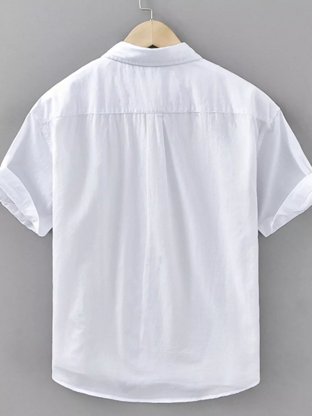 Men's Plus Size Plaid Button Up Short Sleeve Shirt