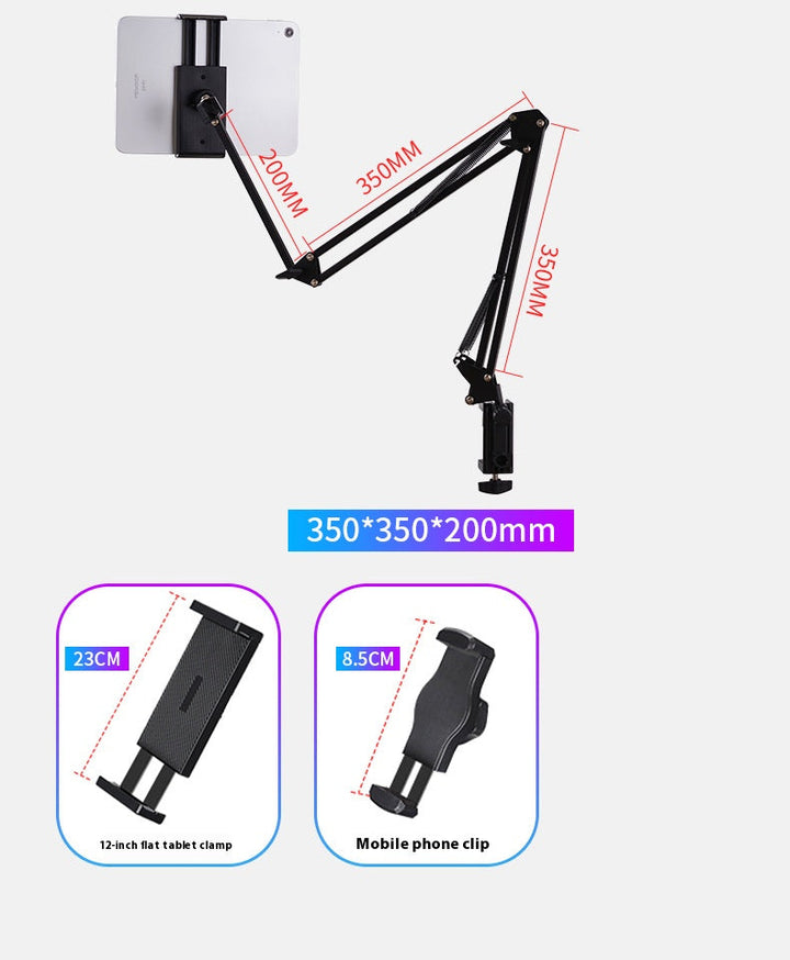 Desktop Lazy Bracket, Tablet Cantilever Support Frame, Live Streaming And Drama-watching Artifact, Foldable Metal Cantilever Bracket
