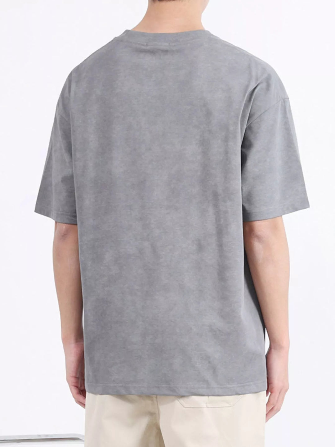 Men's Plus Size Round Neck Short Sleeve T-Shirt