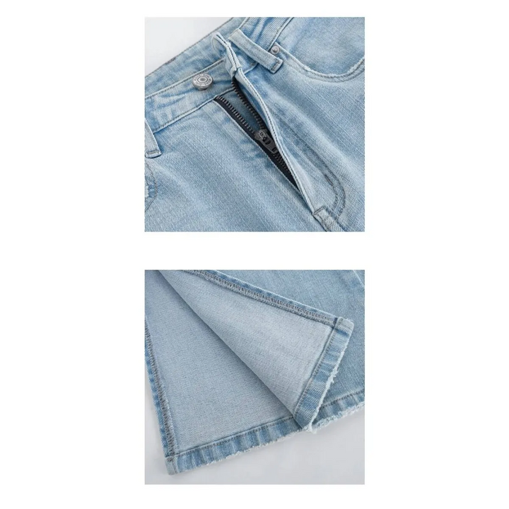 Flared High Waist Skinny Jeans