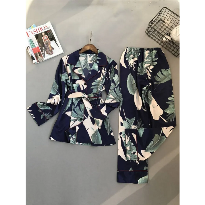 Flowers/Plant Pajama Set