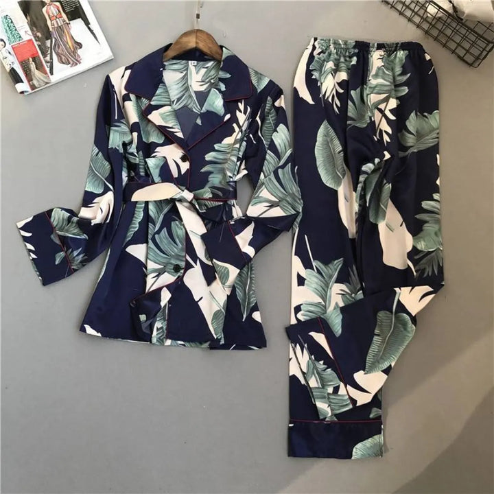 Flowers/Plant Pajama Set