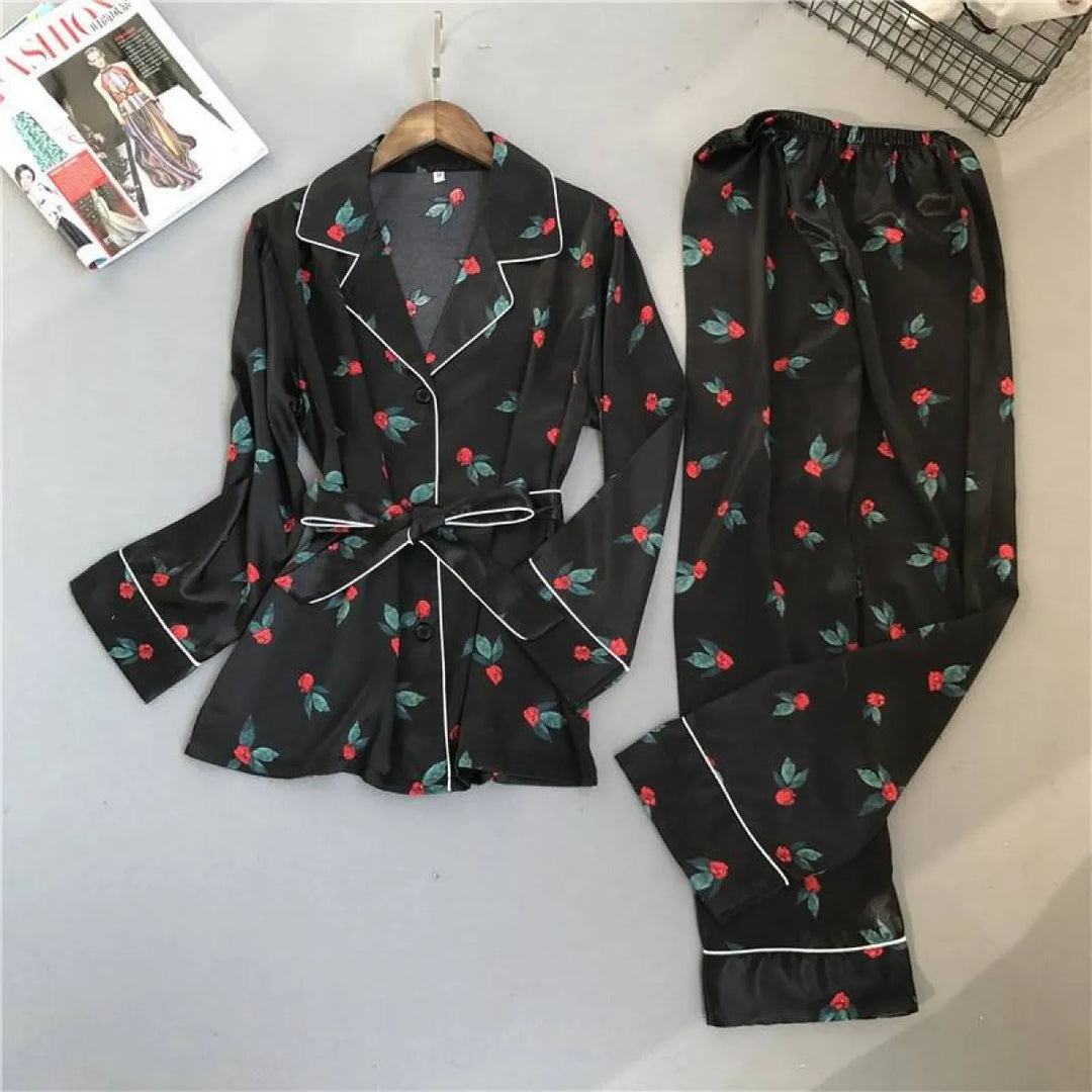 Flowers/Plant Pajama Set