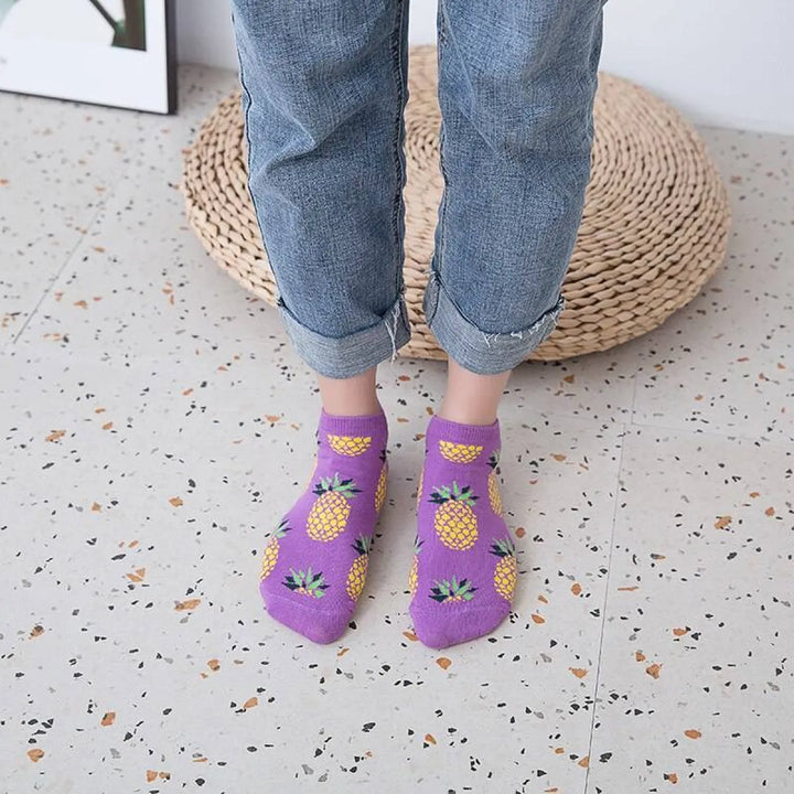 Fruits Printed Harajuku Socks