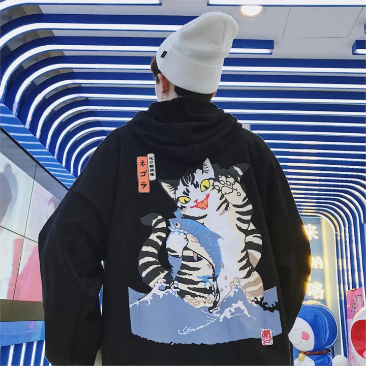 Funny Cat Hooded Jacket