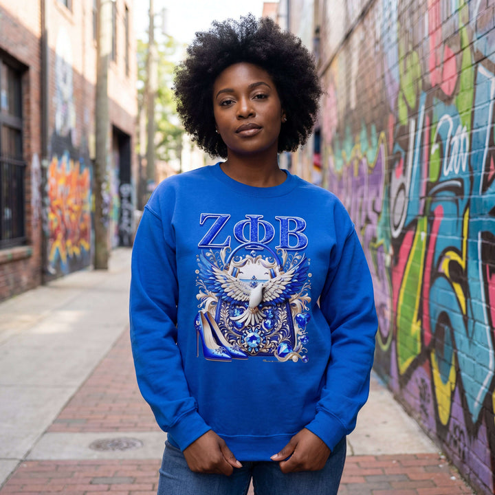 Z Phi B Dove & Diamonds Luxury Sweatshirt