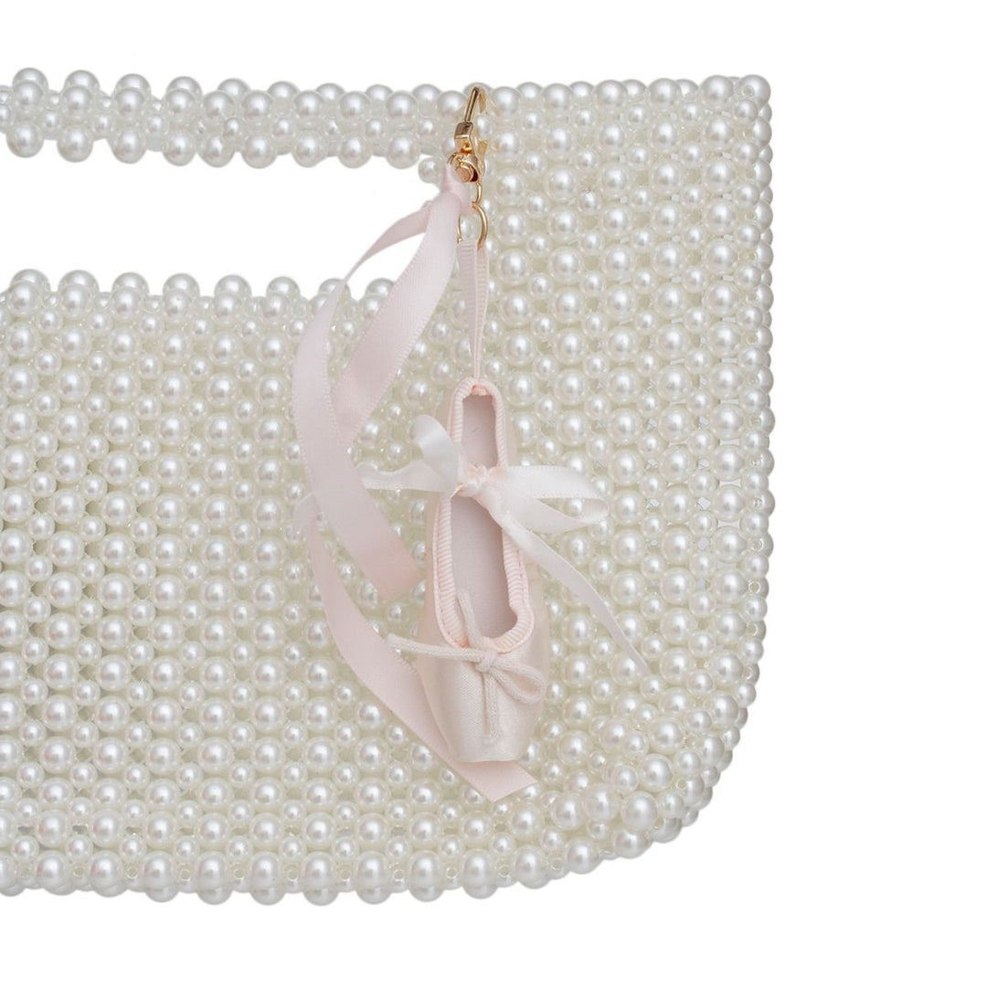 Keychain Clip Pink Ballet Pointe Shoe Purse Charm