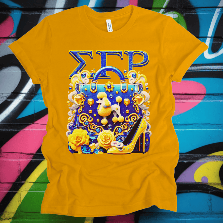 SGRho Poodle & Pearls Luxury Tee