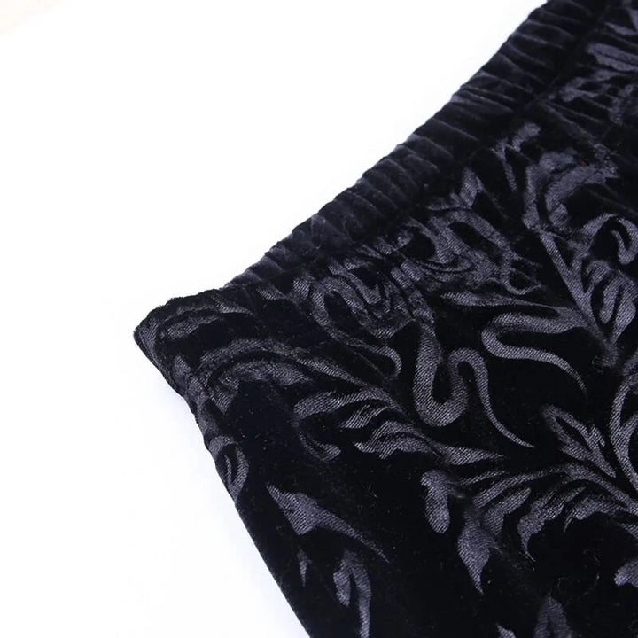 Gothic Chic Flared Pants