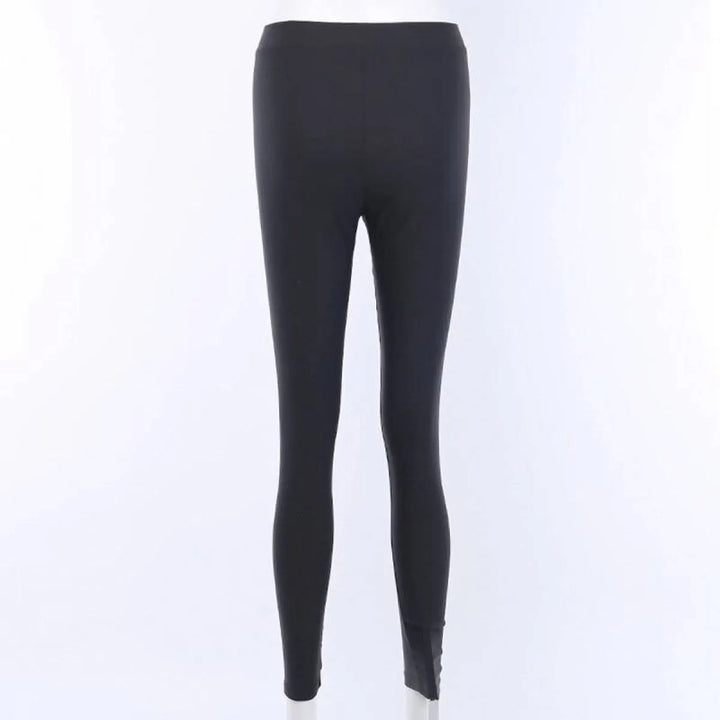 Gothic Crescent Moon Cutout Pants