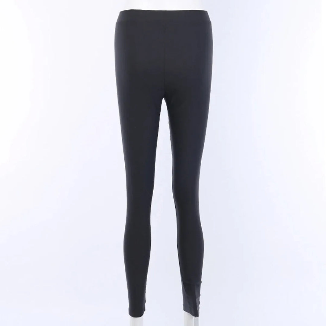 Gothic Crescent Moon Cutout Pants