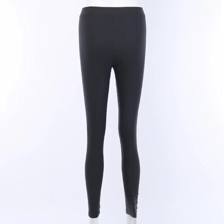 Gothic Crescent Moon Cutout Pants