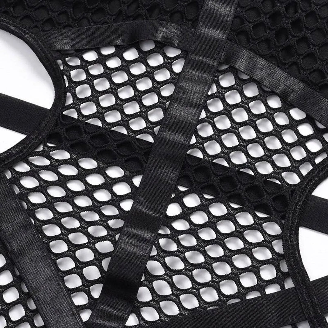 Gothic Fishnet Bodysuits