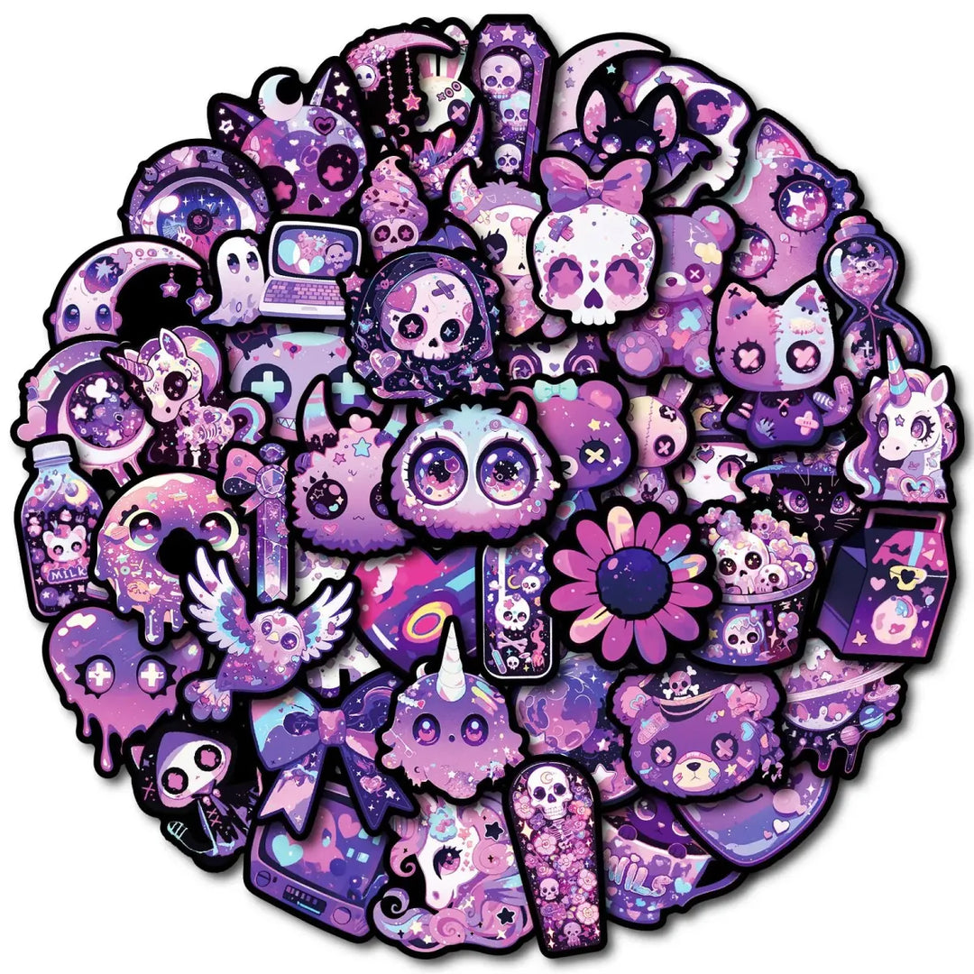 Gothic Horror Stickers Set
