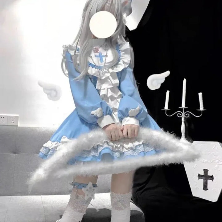 Gothic Lolita Ruffle Dress