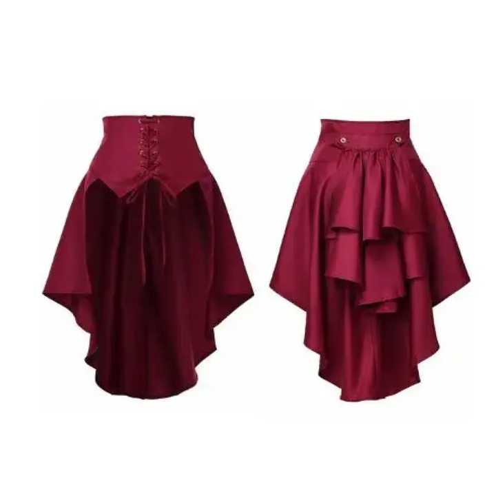 Gothic Steampunk Bustle Skirt – Victorian Corset Punk Style