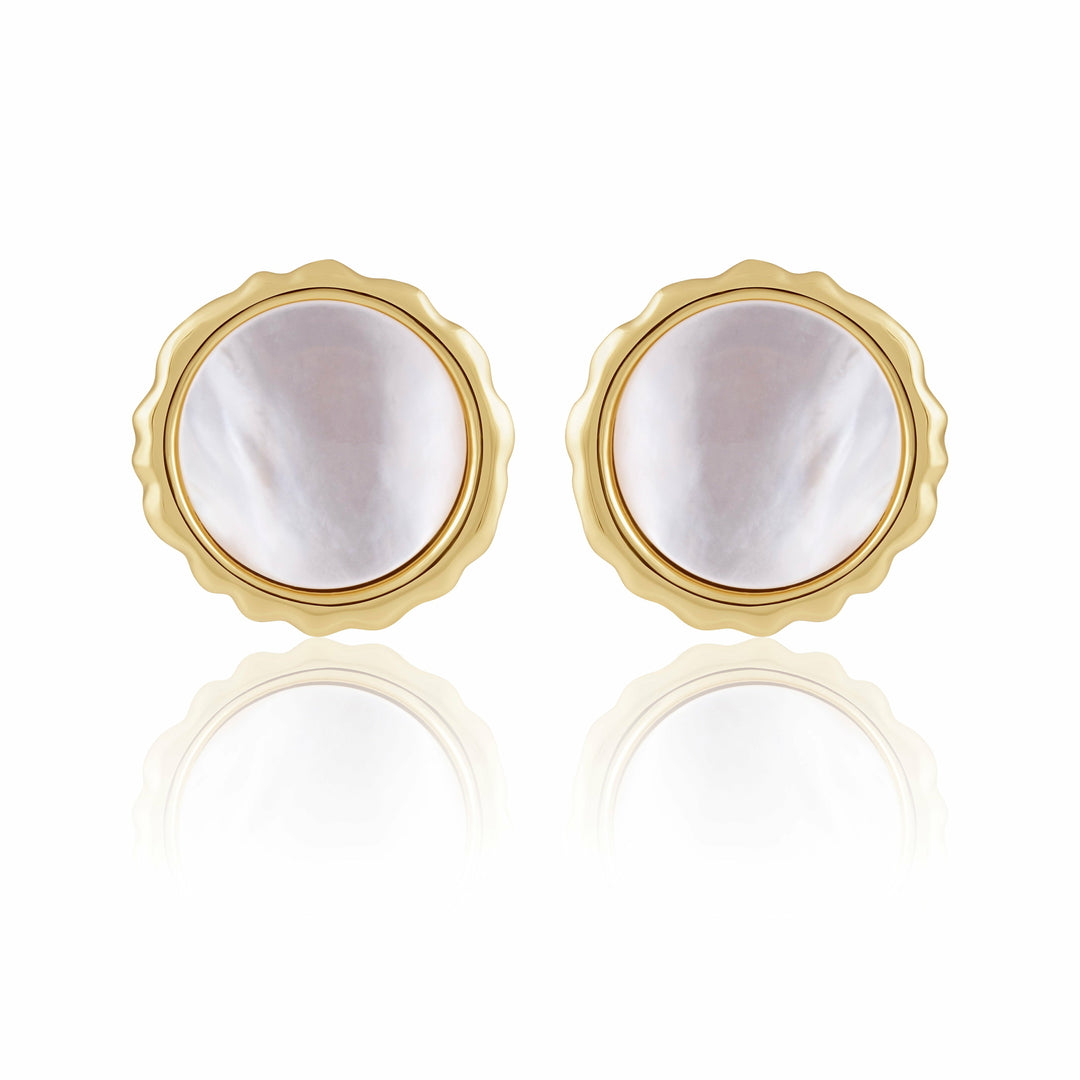 Gwen Mother of Pearl Stud