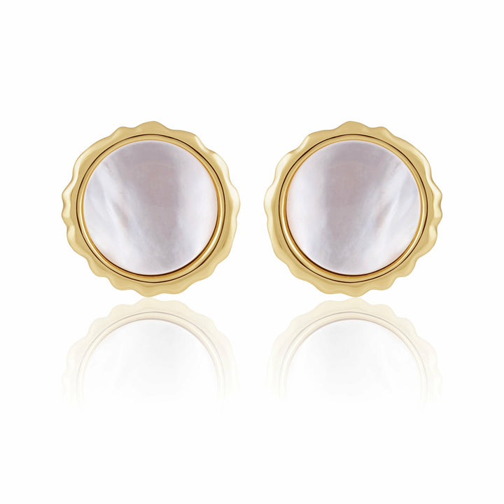 Gwen Mother of Pearl Stud