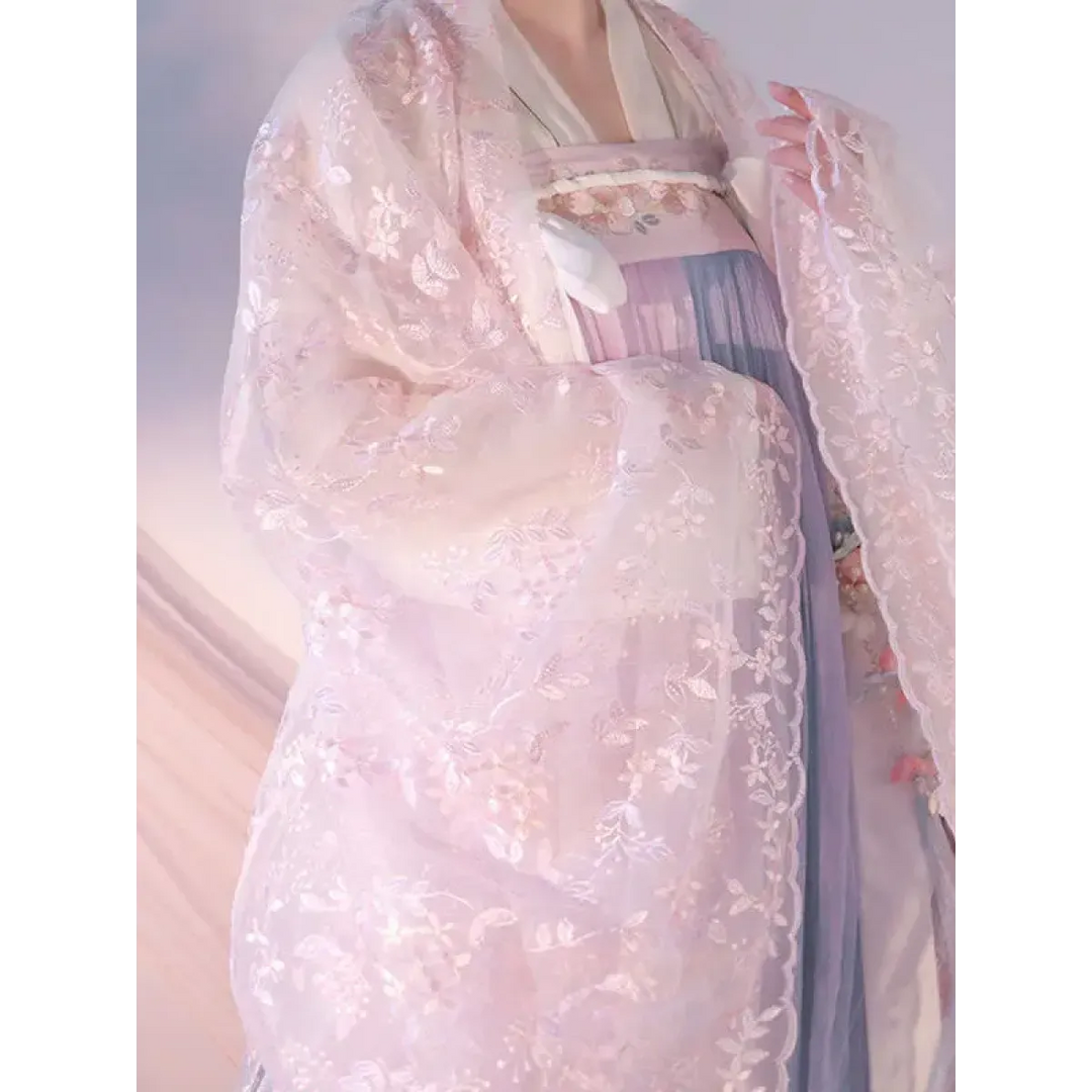 Hanfu Skirt Set - Complete with Embroidery Details