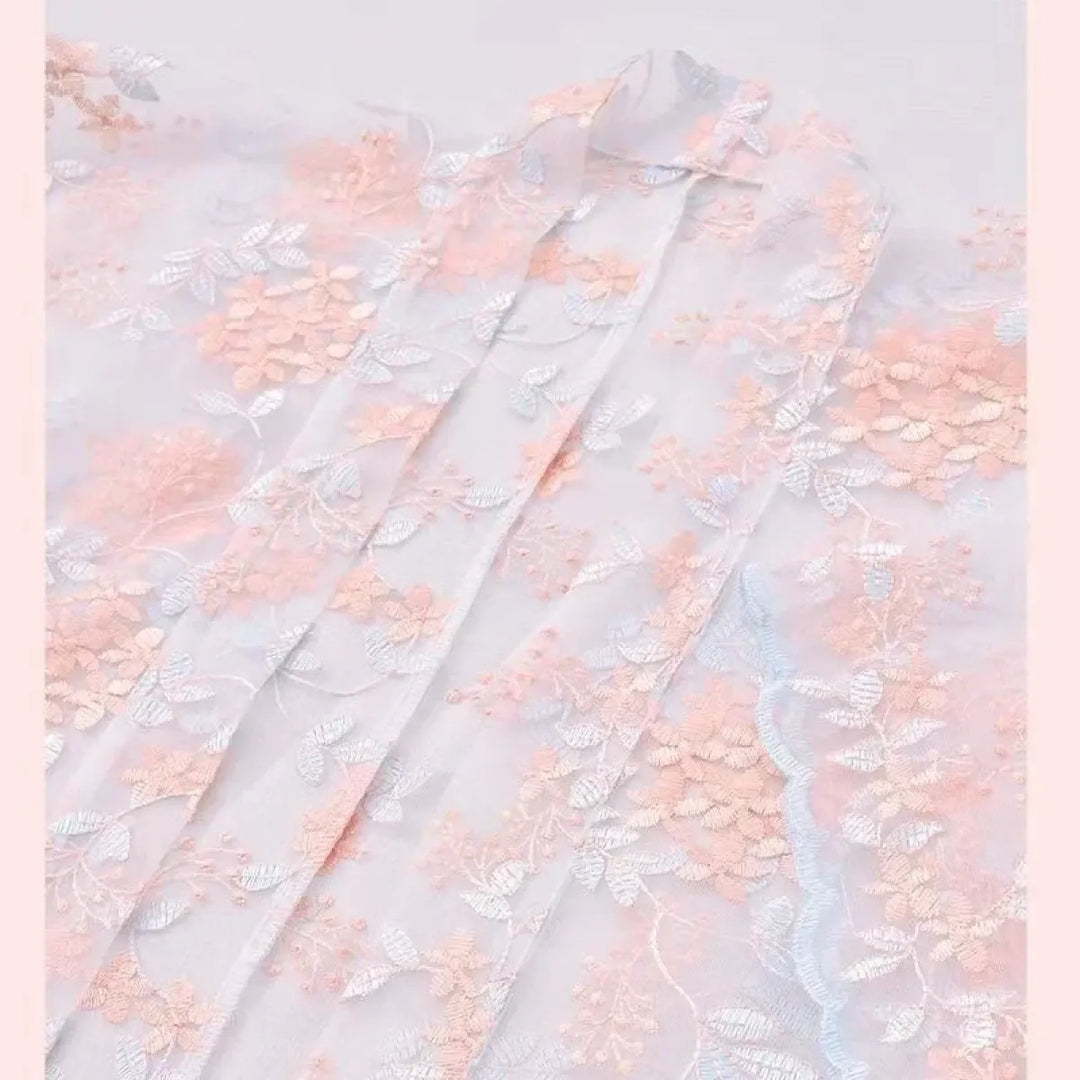 Hanfu Skirt Set - Complete with Embroidery Details