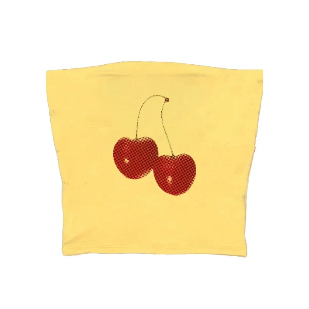 Harajuku Cherry Graphic Print T-Shirt