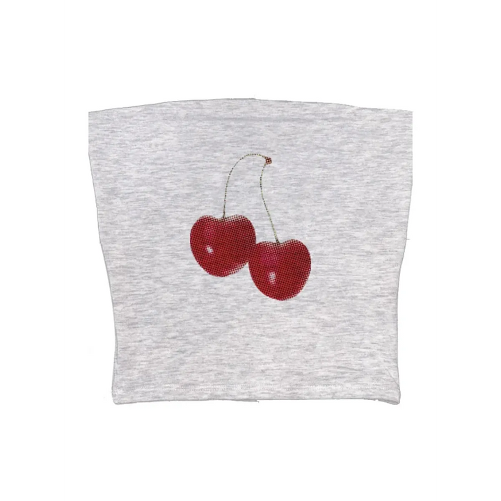 Harajuku Cherry Graphic Print T-Shirt