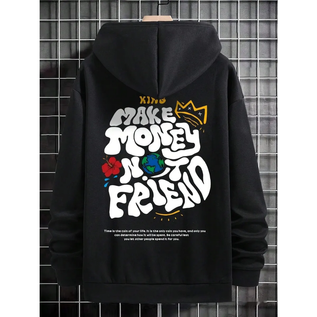 Harajuku Fashion Hooded Sweatshirt