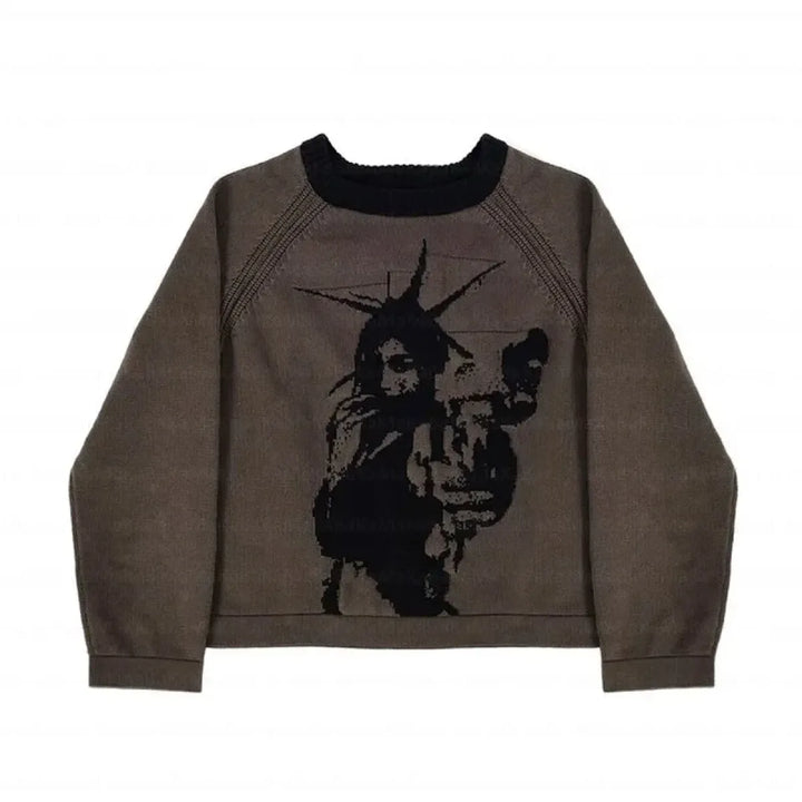 Harajuku Fashion Knitwear - Loose Autumn/Winter Sweaters