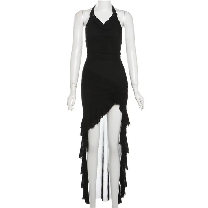 Harajuku Irregular Ruffle Dress