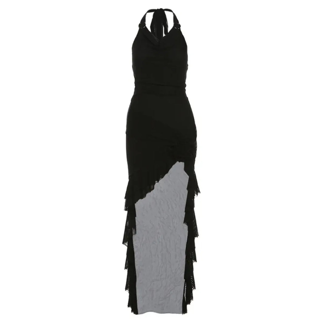 Harajuku Irregular Ruffle Dress