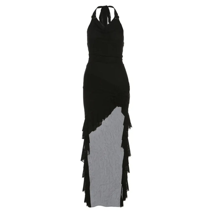 Harajuku Irregular Ruffle Dress