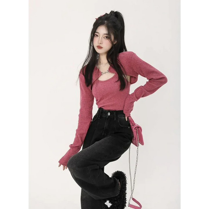 Harajuku Knit Sweater Set