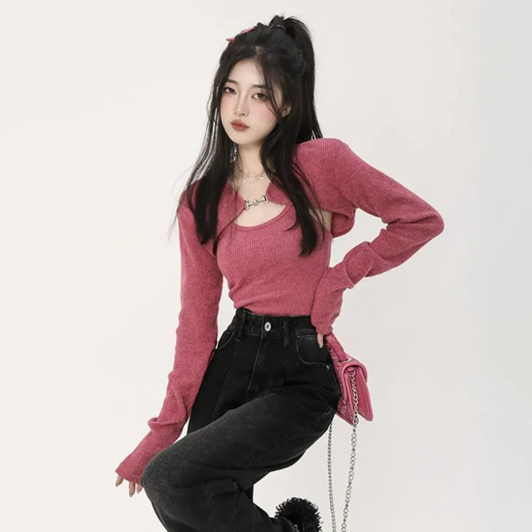 Harajuku Knit Sweater Set