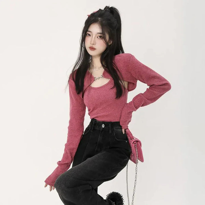Harajuku Knit Sweater Set