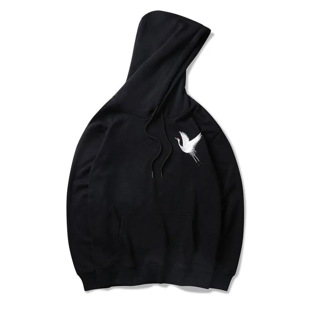 Harajuku Style Embroidered Hoodie